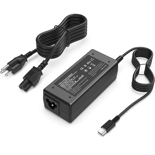 65W USB C Laptop Charger Compatible with HP Laptop Chromebook 65W 45W More USB Type C Power Adapter