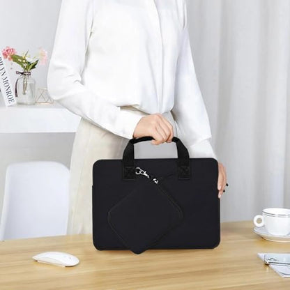 Hseok Laptop Sleeve 13.3-14 inch Case with Small Pouch, Neoprene Computer Bag Compatible with MacBook Neo/Pro 14 M5/M4/M3/M2/M1, Mac Air/Pro 13.3, XPS 14 and Most 13-14 inch Notebooks,D02G01 - color: D02g01, size: 13"-14"