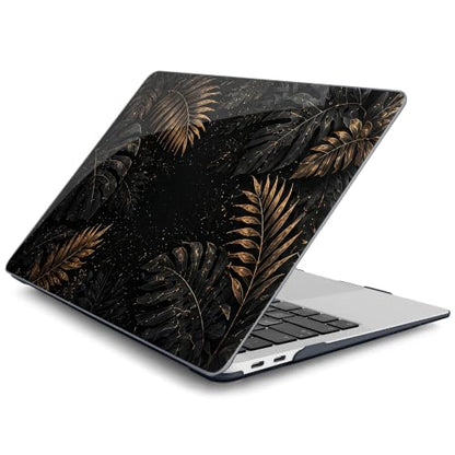 Batianda LumiArt Case for MacBook Air 13" M1 Chip, Luxury Tropic Leaf | Fits Model A2337/A2179/A1932, 2018-2020; 1.2mm Slim Lightweight Hard Shell Cover, Scratch Resistant,4-in-1 Accessories Bundle - color: Luxury Tropic Leaf