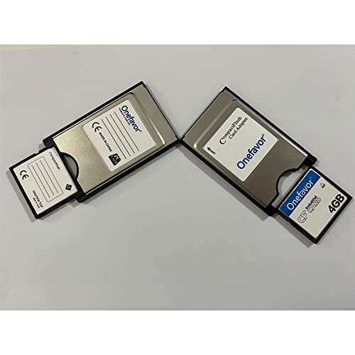 Compact Flash to PCMCIA ATA Adapter - CF to PC Card Adapter for 2 Card (Includes 4GB CF Memory Card) - size: 4GB Compact Flash to PCMCIA