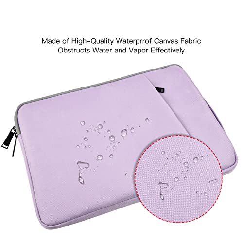 13 Inch Laptop Sleeve Case for 13-inch New MacBook Air M5 A3449 M4 A3240 2025 2026,13 13.6 Inch MacBook Air 13 M3/M2/M1 2020-2024, Computer Carrying Bag with Handle, Purple - color: Purple, size: 13.3-13.6 Inch