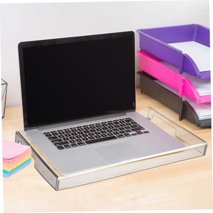 DOITOOL Clear Acrylic Keyboard Cover Protector Anti-Cat, 15.6 in Laptop Keyboard Dust Cover Computer Transparent Mechanical Laptop Protector Case, 15.7x10.4x1.6in - size: 40.00X26.50X4.00CM