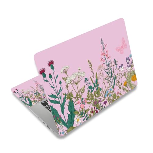 15-15.6 inches Netbook Laptop Skin Sticker Decal Reusable Cover Protector for 11.6 12 13 13.3 14 15 15.4 Notebook Chromebook PC, Scratch-Resistant Waterproof I Retro Botanical - color: Retro Botanical