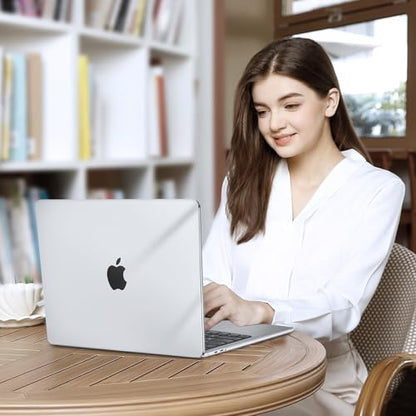 MOSISO Compatible with MacBook Pro 13 inch Case M2 M1, Crystal Clear | Plastic Hard Shell Case Cover 2026-2016A2338 A2251 A2289 A2159 A1989 A1708 A1706 with/without Touch Bar - color: Crystal Clear