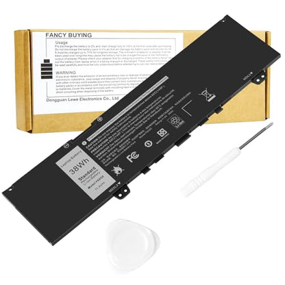Fancy Buying 39DY5 F62G0 Battery for Dell Inspiron 13 7000 i7373 7373 7386 2-in-1 7370 7380 5370 P83G P87G P91G P83G001 P83G002 P87G001 P91G001 039DY5 39DY5 0F62G0 RPJC3 0RPJC3 F62GO Vostro 13 5370 - size: 10.08*2.56*0.24inch F62G0