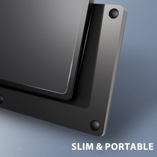 Ultra-Slim Aluminum Wired Touchpad, Large Touch pad with Glide Surface for Windows 10/11, Portable Trackpad with USB-C Nylon Cable for Laptop/Desktop