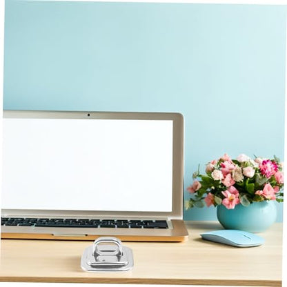 Fit Laptop Lock Desk Mount Security Plate Keyed Cable Lock Anchor for Safety