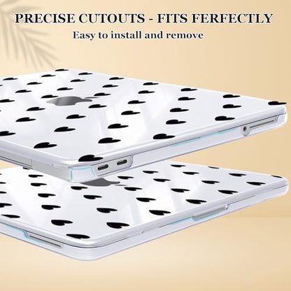 for MacBook Neo 13 inch Case 2026 Release A3404 Cover, Ultra-Thin Printed Pattern Plastic Hard Shell Case Protective Case for MacBook Neo 13 with Apple A18 Pro Chip, Love Converges - color: Love Converges
