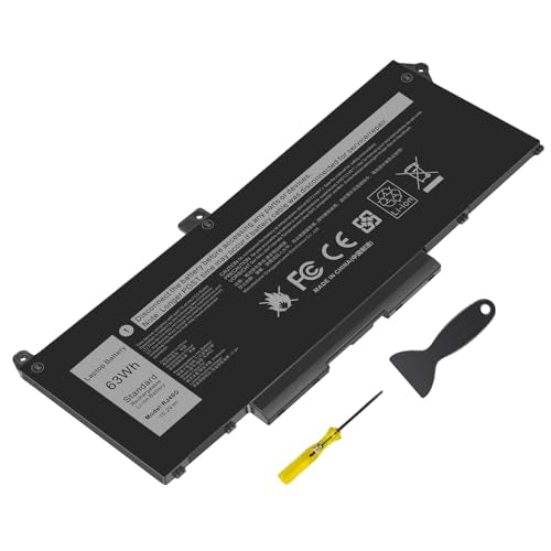 TREE.NB RJ40G Laptop Battery Replacement for Dell Latitude 14 5420 Latitude 15 5520 Precision 15 3560 Series 01K2CF 075X16 WY9DX P137G P137G001 P104F P104F001 0WK3F1 0M3KCN 005R42 15.2V - size: 9.64x3.78x0.23inch RJ40G
