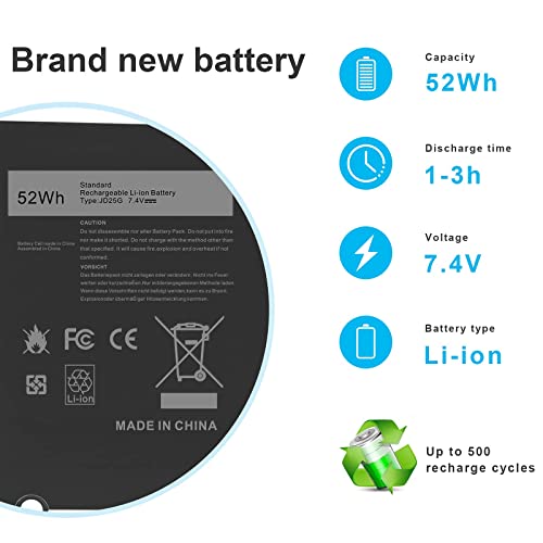 TREE.NB JD25G Laptop Battery for Dell XPS 13 XPS 13 9350 9343 XPS13 13D XPS13D 13-9343 13-9350 13D-9343 13D-9343-1708, 090V7W 0DRRP 0RWT1R RWT1R JHXPY53 05K9CP, 90V7W 0N7T6 P54G 5K9CP JHXPY - size: ‎JD25G