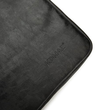 Kinmac 360° Protective Vertical Laptop Sleeve Case Cover Bag (Black PU, 12.5 inch-13.3 inch) - color: Black PU, size: 12.5 inch-13.3 inch
