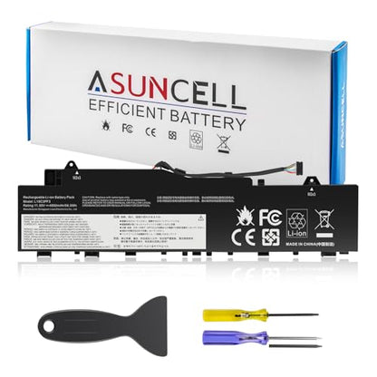 ASUNCELL L19C3PF3 Laptop Battery Replace Compatible with Lenovo IdeaPad 5-14IIL05 5-14ARE05 5-14ITL05 5-14ALC05 5-14IAL7 5-14ABA7 Series L19M3PF3 L19M3PF4 L19L3PF7 SB10W86954 5B10W86957 11.55V 56.5Wh - size: L19C3PF3 12.60 * 4.41 * 0.67 in