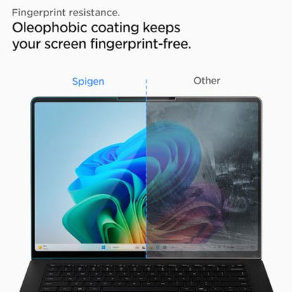 Spigen Tempered Glass Screen Protector [GlasTR Slim] Designed for New Surface Laptop 15 inch [9H Hardness] - size: 15 inch