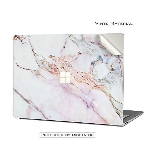 Ultra Thin Protective Cover Skin Decal Sticker for Microsoft Surface Laptop 5 (2022 Release) 13.5", Easy Apply, Anti-Scratch, Residue Free Vinyl Skin [Cracked Marble] - color: Cracked Marble, size: Surface Laptop5/4/3-13.5''