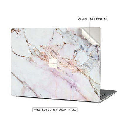 Ultra Thin Protective Cover Skin Decal Sticker for Microsoft Surface Laptop 5 (2022 Release) 13.5", Easy Apply, Anti-Scratch, Residue Free Vinyl Skin [Cracked Marble] - color: Cracked Marble, size: Surface Laptop5/4/3-13.5''