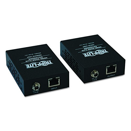 Tripp Lite HDMI Over Cat5 / Cat6 Ethernet Cable Extender for Audio/Video, Video Receiver and Transmitter, Extend up to 150 Feet / 45 Meters, 1920x1200 1080p at 60Hz, 1-Year Warranty (B126-1A1) - style: HDMI