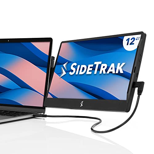 SideTrak Swivel 12.5" Portable Monitor for Laptop, Patented Swivel Hinge, Laptop Screen Extender | FHD Dual Screen w/Kickstand, USB or HDMI, Mac, PC, Chromebook Compatible (Single Monitor) - style: 12.5" Single Monitor