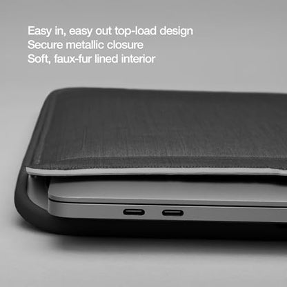 Incase ICON Sleeve with Woolenex - MacBook Air 13 inch Case - M5 2026, M4 2025, M3 M2 2024-2022 - Fitted MacBook Case, Laptop Sleeve, Hard Cover, Durable, Lightweight - Graphite - color: Graphite