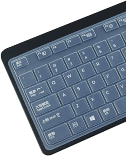 MUBUY-GOL Keyboard Cover For HP USB Slim Business Keyboard KU-1469 SK-2120 KB-1469 803181 & HP EliteOne 800 G4 All-In-One PC, Clear Silicone Skin