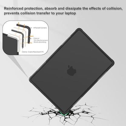 MOSISO Compatible with MacBook Pro 16 inch Case M5 M4 M3 M2 M1 2026-2021 | 4 in 1 Kit Heavy Duty Hard Shell Case with Fold Kickstand Cover for A3429 A3428 A3403 A3186 A2991 A2780 A2485, Black - color: Black