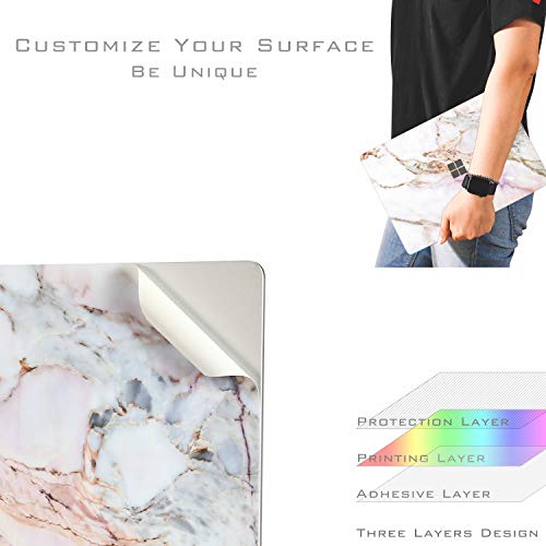 Ultra Thin Protective Cover Skin Decal Sticker for Microsoft Surface Laptop 5 (2022 Release) 13.5", Easy Apply, Anti-Scratch, Residue Free Vinyl Skin [Cracked Marble] - color: Cracked Marble, size: Surface Laptop5/4/3-13.5''