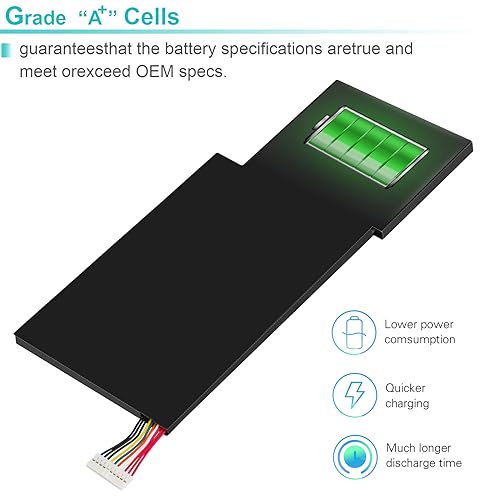 BTY-M6K Laptop Battery for MSI Stealth Pro GF63 GF65 GF75 GS63VR GS73VR 7RG 7RG-005 Thin 8RB 8RC 8RD 8RD-031TH 8RC 8RF 8SC 8RX Thin WS63 8SK WP65 WF65 WF75 MS-16K3 MS-17B4 MS-16W1 MS-16R1 - size: 8.54*3.62*0.24inch
