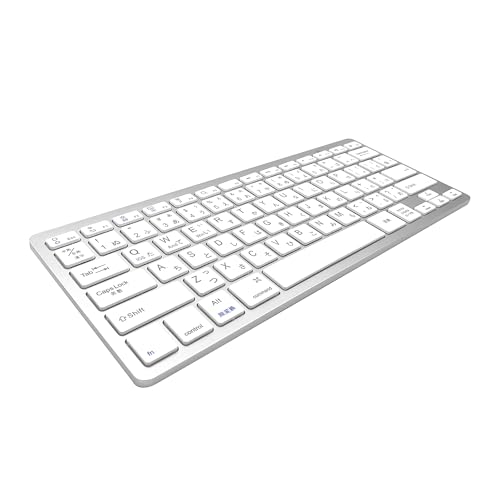Wireless Japanese Keyboard, Minority Language Ultra Thin Lightweight Silent Bluetooth Keyboards for Laptop/PC/Tablet/Desktop/Smart TV (Japanese) - style: Japanese