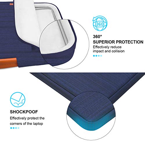 Lacdo 360° Protective Tablet Sleeve Case for 13 inch New iPad Air M4 M3 M2 2026-2024, 13-inch iPad Pro M5 M4 2025-2024, 12.9 inch iPad Pro 6 5 4 3, iPad Pro Air 13 inch Sleeve, Tablet Case Bag, Blue - color: Blue, size: New iPad Pro Air 12.9-13 Inch