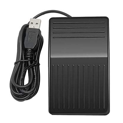 USB Foot Pedal PC Single Foot Switch Foot Control Keyboard Mouse Programmable Keyboard for Video Game Office Work Page Turner