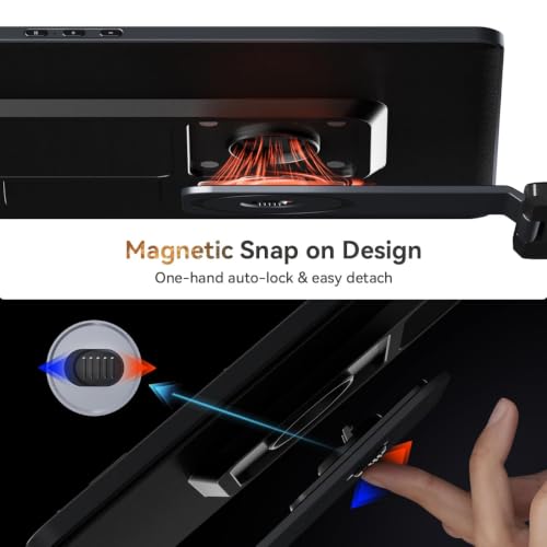 Laptop Screen Extender 15.6" Detachable Portable Monitor for Windows | Triple Screen Laptop Monitor Extender for 13-17.3" MacBook (excl. M1 M2 M3) FHD IPS Plug&Play for Travel Business Watch Party - size: 15.6-inch Screen Extender