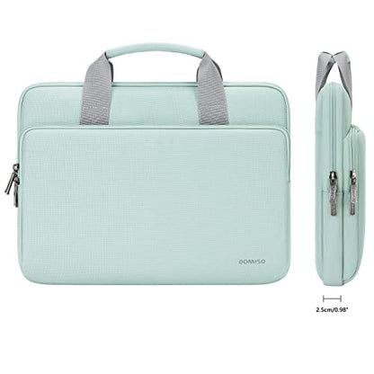 DOMISO 15.6 inch Laptop Case Sleeve Protective Cover Compatible with 16 inch MacBook Pro M4 M3 M2/Pro Max,15.6-16 inch HP Dell ASUS Lenovo Chromebook,Waterproof Computer Cases Bag,Mint Green - color: Mint Green, size: 15.6 inch