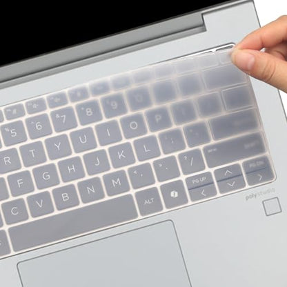 Keyboard Cover for 2026 2025 HP EliteBook 8 G1i G1a 14"& HP EliteBook 6 G1i G1q 14 & HP ProBook 4 G1i G1q 14 inch Laptop Keyboard Cover Protector-Clear (NOT FIT EliteBook Ultra 14") - color: Black