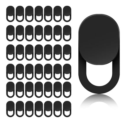 50Pcs Webcam Cover Slide, Phone Camera Cover, Cameras Blocking Stickers Front Cameras Covers for Phone, Camera Privacy Covers Fits Most Laptop, Desktop, Phones