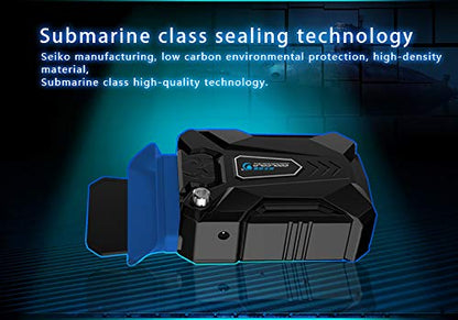 COOLCOLD K27 Laptop Cooler Portable USB Powered Vacuum Cooling Fan for 13-17 Inch Notebooks Ultra Quiet Air Extraction System with Non Slip Base Black Dual Turbo Fans