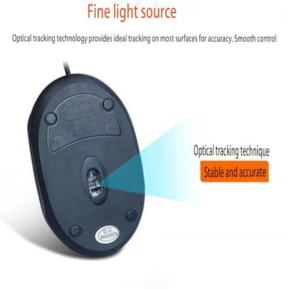 Guiheng 2 Pack Wired Mini Optical Mouse Computer Mouse Ergonomic Mouse with USB Mouse for Laptop PC Desktop mice Compatible with Windows Linux Mac fit for Office Business Home,Kids（Black） - color: 2 pack black