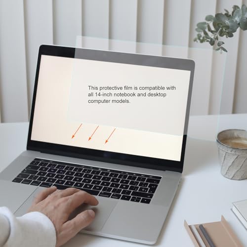 14-inch Laptop Privacy Screen Protector 310x175mm Black Clip-on Anti-glare Peeping Proof Filter for 16:9 Widescreen Computers