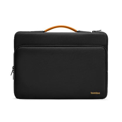 tomtoc 360 Protective Laptop Case Bag for 13-inch New Surface Pro 11th | Copilot+PC 2024, Surface Pro 10/9/8/X with Signature Keyboard/X Keyboard, Water-Resistant Laptop Carrying Sleeve - color: Black, size: 11.6-13 Inch