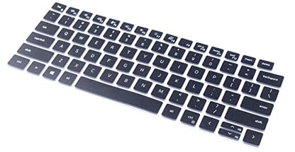 Silicone Keyboard Cover Skin Compatible for Dell Latitude 14" 5420 5430 5431 7410 7420 7430, Dell Latitude 15.6" 7520, Dell Latitude 9000 9510 9520 9420 9430 Laptop (Black) - color: Black
