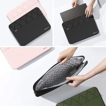 Smatree 13 inch Laptop Sleeve for DELL Latitude 5330/5340/5350, DELL Laptop Case with Accessory Pocket, YKK Zipper, Patented Sockproof Design (E411) | for 13 inch DELL Latitude 5330/5340/5350,DELL Laptop Case with Accessory Pocket,YKK Zipper,Patented Sock