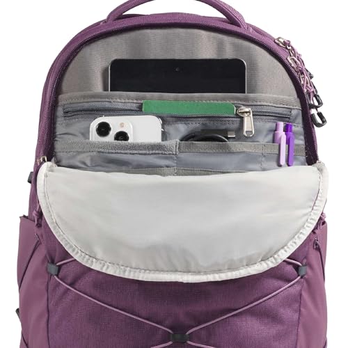 The North Face Borealis Laptop Pack, Chroma Purp Lt Hth, OSFA | Everyday Travel Bag, Laptop Sleeve, Reflective Details - color: Chroma Purple Light Heather/Hushed Lavender