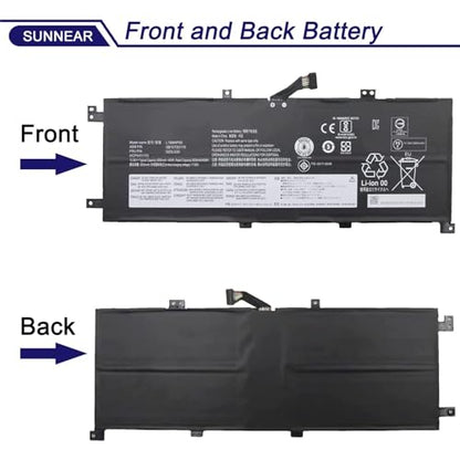 L18M4P90 L18C4P90 Laptop Battery Compatible with Lenovo ThinkPad L13 Yoga Series Notebook L18D4P90 02DL030 02DL031 02DL032 SB10T83119 SB10T83120 SB10T83121 15.36V 46Wh 3000mAh 4-Cell - size: 13.19*5.24*1.14 inches L18M4P90