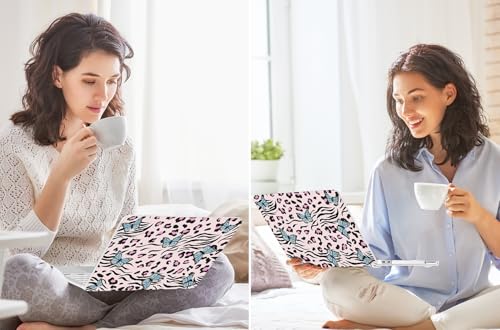 Tuiklol for 2026 MacBook Neo 13 Inch A18 Pro Chip Case, (Model A3404) Anti-Scratch Anti-Drop Slim Hard PC Shell Case with Shockproof Protective MacBook Neo Laptop Cover, Leopard Butterfly - color: Leopard butterfly