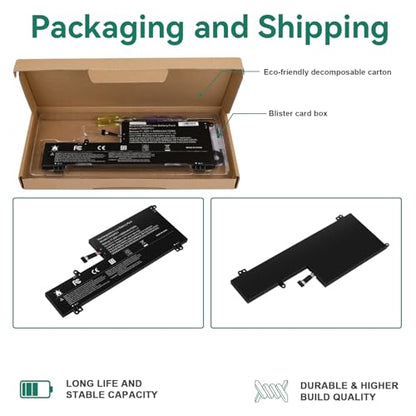 Futurebatt L16C6PC1 Laptop Battery Replacement for Lenovo Yoga 720-15Ikb Series Notebook L16M6PC1 L16L6PC1 5B10M53745 5B10M53743 5B10M53744 11.52V 72Wh 6268mAh - size: L16C6PC1 11.61 5.51 0.98in