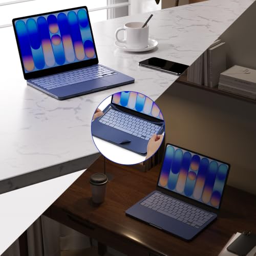 Palm Rest Cover for 2026 MacBook Neo Vinyl Skin with Trackpad Protector | Protect Laptop, Laptop Decal,Residue-Free Sticker,Removable(Blue) - color: Blue