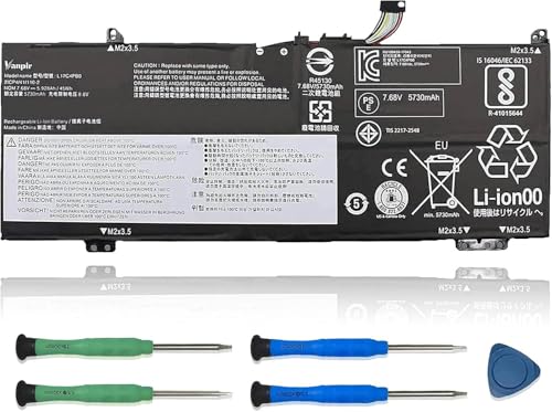 L17C4PB0 Laptop Battery, 7.68V 45Wh 5928mAh Compatible with Lenovo Flex 6-14IKB 14ARR 530S-14ARR 530S-14IKB 530S-15IKB Series Notebook L17M4PB0 L17C4PB2 L17M4PB2 5B10Q16066 5B10Q16067 - size: 9.66*3.51*0.21 inch L17C4PB0