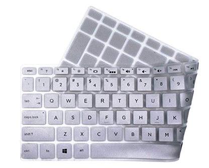 Keyboard Skin Compatible for 17.3" HP Envy 17m-ae111dx 17-bs, 15.6" HP Pavilion X360 15-br075nr, HP Envy X360 15m-bp012dx bp011dx/bp111dx 15m-bq121dx, HP 15-CB 15-CC 15-CD 15-CH 15-BW 15-BS Silver - color: Silver