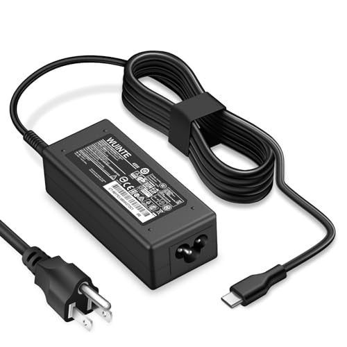 USB C Charger Compatible with Lenovo Laptop Chromebook Charger 65W 45W Type C Fast Power Adapter