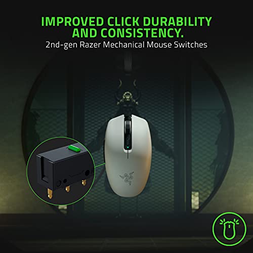Razer Orochi V2 Wireless Gaming Mouse — Ultra Lightweight & Portable, Bluetooth & 2.4Ghz Wireless Connectivity, 18K DPI, Up to 950hrs Battery Life, Compatible with PC & Mac — White | Portable, Bluetooth & 2.4Ghz Wireless Connectivity, 18K DPI, Compatible