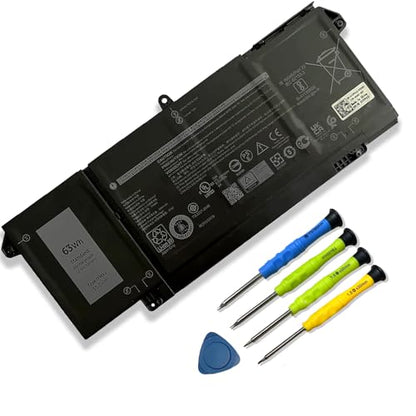 7FMXV 63Wh 4-Cell Laptop Battery Replacement for Latitude 7420 5320 7320 7520 Series TN2GY 0TN2GY 9JM71 4M1JN 1PP63 727CG HDGJ8 MHR4G CN-0727CG CN-0TN2GY 15.2V 3941mAh - size: 9.96*4.10*0.22 inch 7FMXV