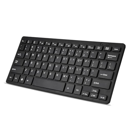 Dioche Small Wired Keyboard, Small Keyboard Ultra Thin Mini USB Wired Keyboard with 78 Keys Keyboards Wired Keyboard for Desktop Computer Laptop PC (Black)